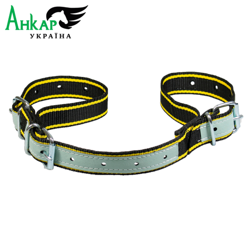 Пути для ВРХ   зміцнені шкіряними частинами, L=40cm  AKROH (чорні)