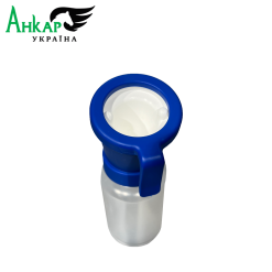 Стакан для дезінфекції сосків NON-RETURN double dispenser блакитний AKROH