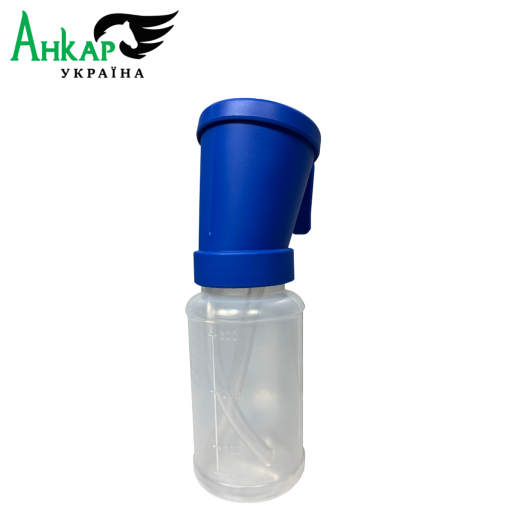 Стакан для дезінфекції сосків NON-RETURN double dispenser блакитний AKROH
