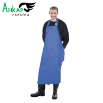 Фартух дояра 120х90 см, блакитний