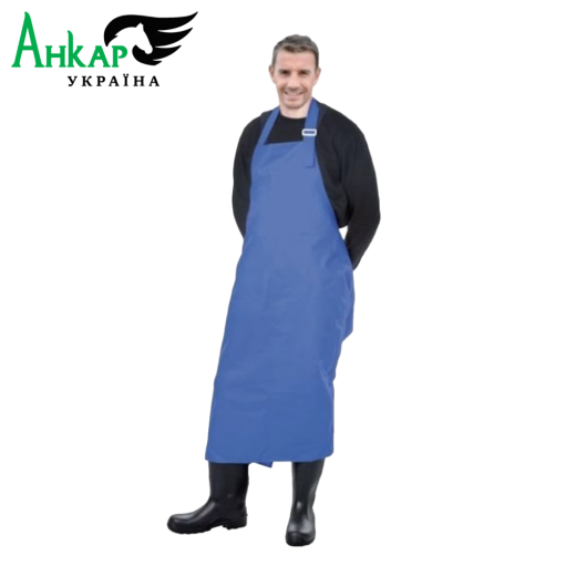 Фартух дояра 120х90 см, блакитний