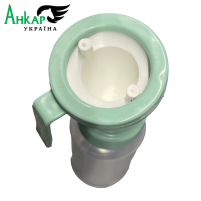 Стаканчик для гігієни вимені незворотний з 2-ма дозаторами NON RETURN DIPPING CUP